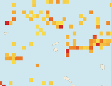Satellite floating-algae map near Anguilla, Sep 2021 (opens full map image in a new tab)