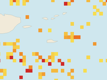 Satellite floating-algae map near St. Croix, Sep 2021 (opens full map image in a new tab)