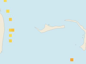 Satellite floating-algae map near Grand Bahama, Oct 2021 (opens full map image in a new tab)