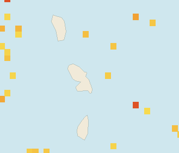 Satellite floating-algae map near Martinique Atlantic Coast, Oct 2021 (opens full map image in a new tab)