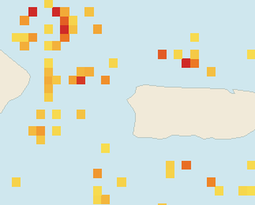 Satellite floating-algae map near Rincon, Oct 2021 (opens full map image in a new tab)