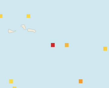 Satellite floating-algae map near Grand Turk, Nov 2021 (opens full map image in a new tab)