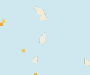 Satellite floating-algae map near Saint Lucia East Coast, Nov 2021 (opens full map image in a new tab)