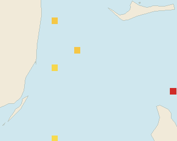 Satellite floating-algae map near Bimini, Dec 2021 (opens full map image in a new tab)