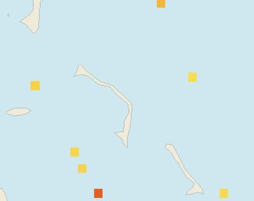 Satellite floating-algae map near Eleuthera, Dec 2021 (opens full map image in a new tab)