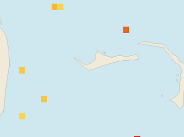 Satellite floating-algae map near Grand Bahama, Dec 2021 (opens full map image in a new tab)