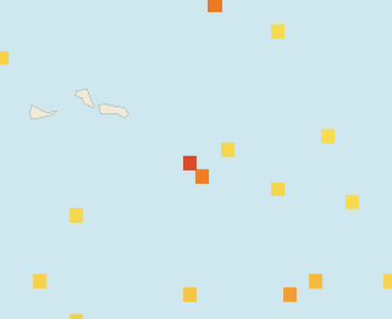 Satellite floating-algae map near Grand Turk, Dec 2021 (opens full map image in a new tab)