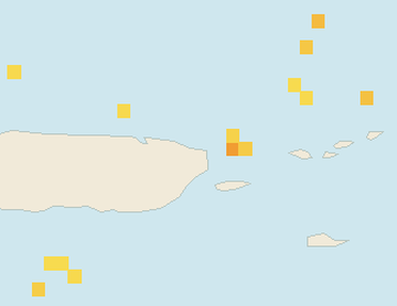 Satellite floating-algae map near Luquillo, Dec 2021 (opens full map image in a new tab)
