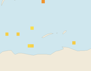 Satellite floating-algae map near Roatan, Dec 2021 (opens full map image in a new tab)