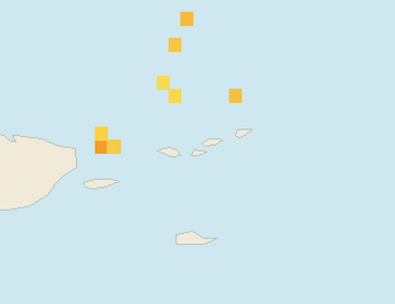 Satellite floating-algae map near St. John, Dec 2021 (opens full map image in a new tab)