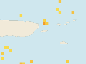 Satellite floating-algae map near Vieques, Dec 2021 (opens full map image in a new tab)