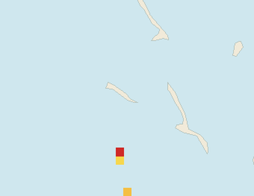 Satellite floating-algae map near Great Exuma, Feb 2022 (opens full map image in a new tab)
