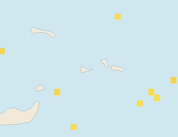 Satellite floating-algae map near Providenciales, Feb 2022 (opens full map image in a new tab)