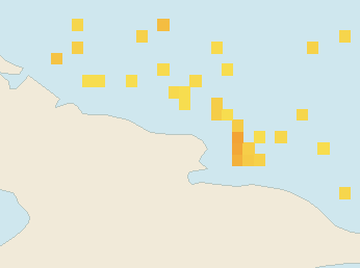Satellite floating-algae map near Guardalavaca, Mar 2022 (opens full map image in a new tab)