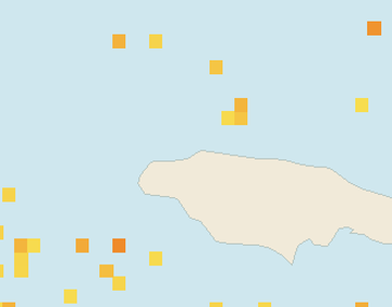 Satellite floating-algae map near Montego Bay, Mar 2022 (opens full map image in a new tab)