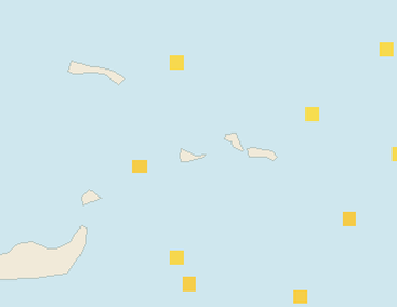 Satellite floating-algae map near Providenciales, Mar 2022 (opens full map image in a new tab)