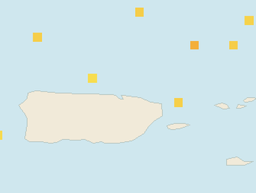 Satellite floating-algae map near San Juan and Isla Verde, Mar 2022 (opens full map image in a new tab)