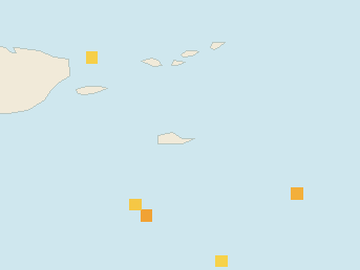 Satellite floating-algae map near St. Croix, Mar 2022 (opens full map image in a new tab)