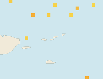 Satellite floating-algae map near St. John, Mar 2022 (opens full map image in a new tab)