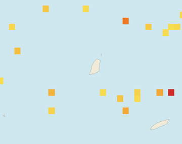 Satellite floating-algae map near Grand Anse, Apr 2022 (opens full map image in a new tab)