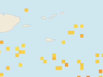 Satellite floating-algae map near St. Croix, May 2022 (opens full map image in a new tab)