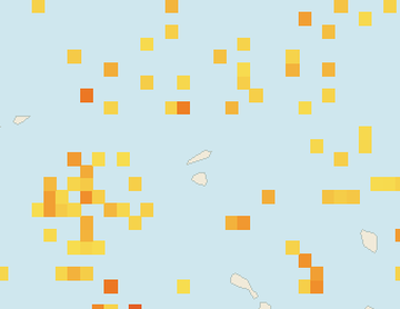 Satellite floating-algae map near Anguilla, Jun 2022 (opens full map image in a new tab)