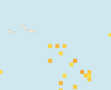Satellite floating-algae map near Grand Turk, Jun 2022 (opens full map image in a new tab)