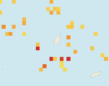 Satellite floating-algae map near Grand Anse, Jun 2022 (opens full map image in a new tab)