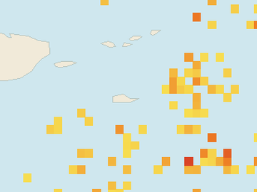 Satellite floating-algae map near St. Croix, Jun 2022 (opens full map image in a new tab)