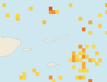 Satellite floating-algae map near St. John, Jun 2022 (opens full map image in a new tab)