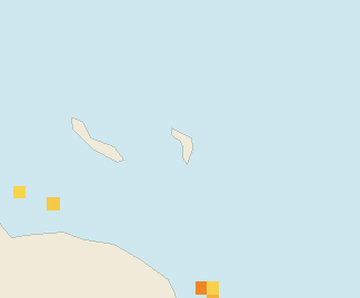 Satellite floating-algae map near Bonaire, Jul 2022 (opens full map image in a new tab)