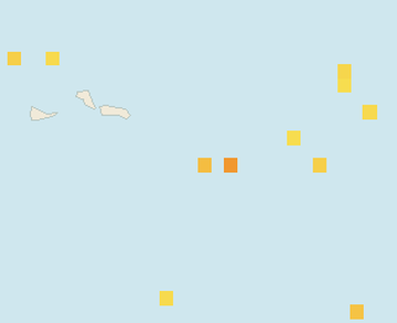 Satellite floating-algae map near Grand Turk, Jul 2022 (opens full map image in a new tab)