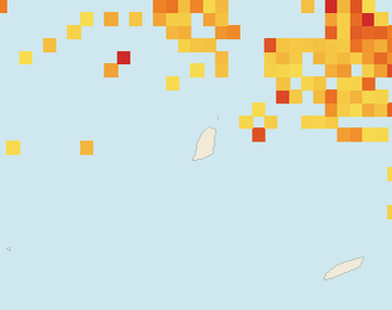 Satellite floating-algae map near Grand Anse, Jul 2022 (opens full map image in a new tab)