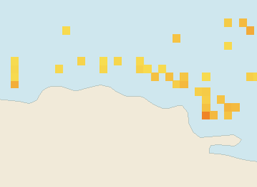 Satellite floating-algae map near Puerto Plata and Cabarete, Jul 2022 (opens full map image in a new tab)
