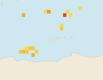 Satellite floating-algae map near Roatan, Jul 2022 (opens full map image in a new tab)
