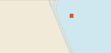 Satellite floating-algae map near Cocoa Beach, Aug 2022 (opens full map image in a new tab)