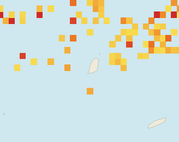 Satellite floating-algae map near Grand Anse, Aug 2022 (opens full map image in a new tab)