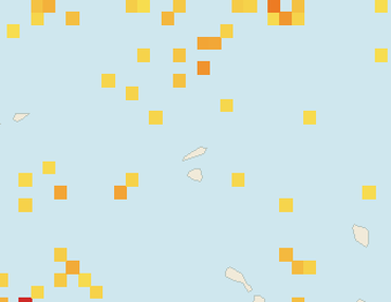 Satellite floating-algae map near Anguilla, Sep 2022 (opens full map image in a new tab)
