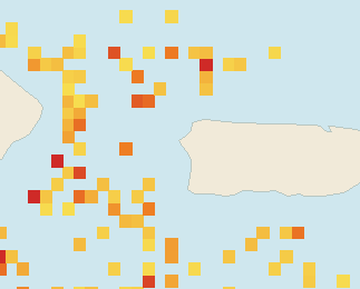 Satellite floating-algae map near Rincon, Sep 2022 (opens full map image in a new tab)