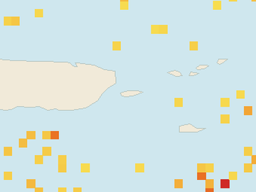 Satellite floating-algae map near Vieques, Sep 2022 (opens full map image in a new tab)