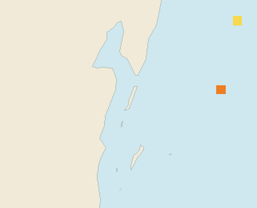 Satellite floating-algae map near Ambergris Caye, Oct 2022 (opens full map image in a new tab)