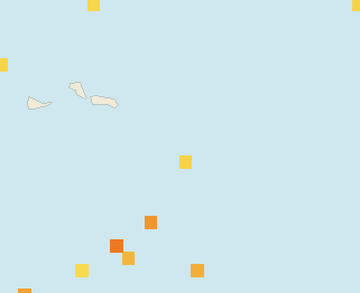 Satellite floating-algae map near Grand Turk, Oct 2022 (opens full map image in a new tab)