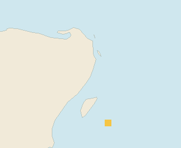 Satellite floating-algae map near Puerto Morelos, Oct 2022 (opens full map image in a new tab)