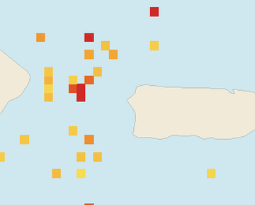 Satellite floating-algae map near Rincon, Oct 2022 (opens full map image in a new tab)
