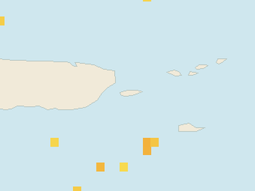 Satellite floating-algae map near Vieques, Oct 2022 (opens full map image in a new tab)