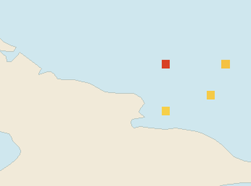 Satellite floating-algae map near Guardalavaca, Dec 2022 (opens full map image in a new tab)