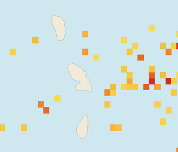 Satellite floating-algae map near Martinique Atlantic Coast, Dec 2022 (opens full map image in a new tab)