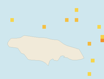 Satellite floating-algae map near Ocho Rios, Dec 2022 (opens full map image in a new tab)