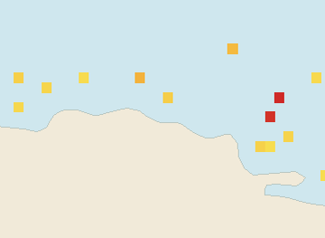 Satellite floating-algae map near Puerto Plata and Cabarete, Dec 2022 (opens full map image in a new tab)