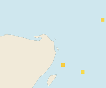 Satellite floating-algae map near Costa Mujeres, Jan 2023 (opens full map image in a new tab)